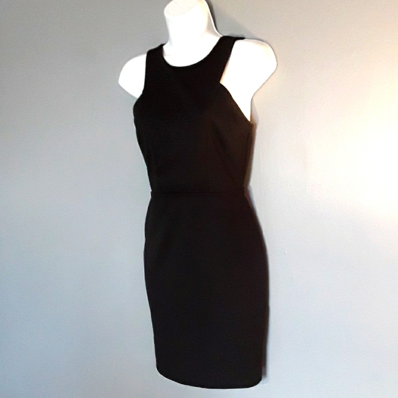 F21 Black Ladderback Tank Dress, M - Picture 3 of 4